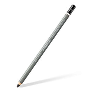 staedtler mars lumograph charcoal 100c lapiz de grafito mina m alta proporción de carbon y carboncillo madera de bosques sostenibles
