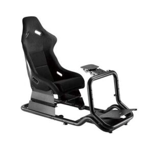 cromad pro r3 asiento simulador de carreras soporte para pedales y volante totalmente ajustable robusto peso max. 130kg