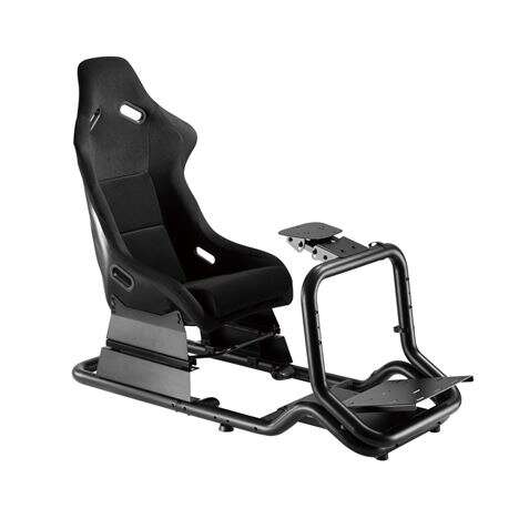 cromad pro r3 asiento simulador de carreras soporte para pedales y volante totalmente ajustable robusto peso max. 130kg