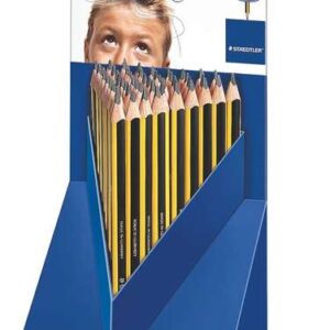 staedtler jumbo noris 119 expositor con 48 lapices de grafito triangulares mina hb resistencia a la rotura