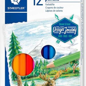 staedtler 146c pack de 12 lapices de colores mina suave colores surtidos