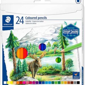 staedtler 146c pack de 24 lapices de colores mina suave colores surtidos