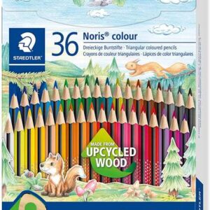 staedtler noris colour 187 pack de 36 lapices triangulares de colores resistencia a la rotura colores surtidos