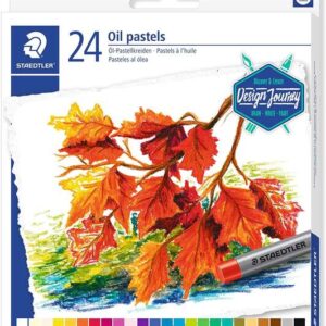 staedtler pasteles al oleo 2420 pack de 24 ceras blandas resistencia a la rotura extremadamente brillantes colores surtidos