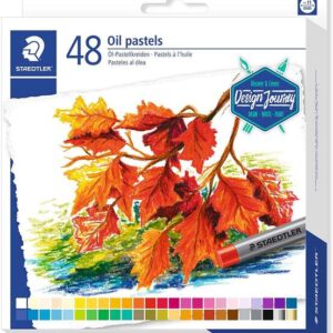 staedtler pasteles al oleo 2420 pack de 48 ceras blandas resistencia a la rotura extremadamente brillantes colores surtidos