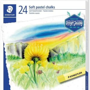 staedtler 2430 pack de 24 pasteles suaves excelentes para mezclar colores resistencia a la luminosidad colores surtidos