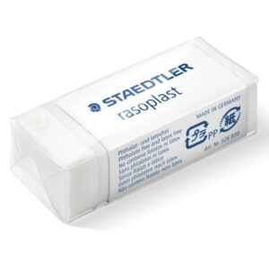 staedtler rasoplast 526 b30 goma de borrar borrado de alta calidad minimos residuos color blanco