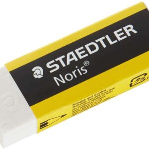 staedtler noris 526 n20 goma de borrar alta calidad minimos residuos color blanco
