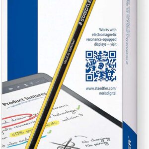 staedtler noris digital pack de lapiz digital + 5 puntas de recambio superficie antideslizante no necesita carga