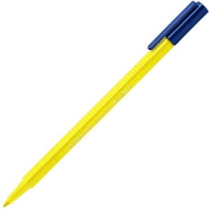 staedtler triplus color 323 rotulador de punta fina trazo 1mm aprox tinta base de agua color amarillo claro