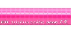 staedtler triplus color 323 rotulador de punta fina trazo 1mm aprox tinta base de agua color rosa neon