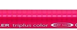 staedtler triplus color 323 rotulador de punta fina trazo 1mm aprox tinta base de agua color rojo burdeos