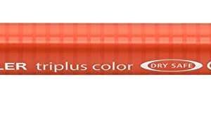 staedtler triplus color 323 rotulador de punta fina trazo 1mm aprox tinta base de agua color rojo escarlata