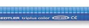 staedtler triplus color 323 rotulador de punta fina trazo 1mm aprox tinta base de agua color azul