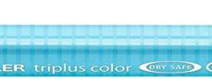 staedtler triplus color 323 rotulador de punta fina trazo 1mm aprox tinta base de agua color azul agua