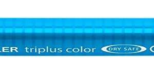 staedtler triplus color 323 rotulador de punta fina trazo 1mm aprox tinta base de agua color azul cobalto