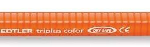 staedtler triplus color 323 rotulador de punta fina trazo 1mm aprox tinta base de agua color naranja