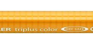staedtler triplus color 323 rotulador de punta fina trazo 1mm aprox tinta base de agua color naranja claro