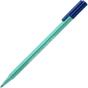 staedtler triplus color 323 rotulador de punta fina trazo 1mm aprox tinta base de agua color verde esmeralda