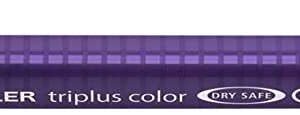 staedtler triplus color 323 rotulador de punta fina trazo 1mm aprox tinta base de agua malva oscuro