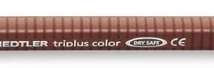 staedtler triplus color 323 rotulador de punta fina trazo 1mm aprox tinta base de agua color pardo van dyck