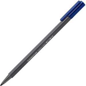 staedtler triplus color 323 rotulador de punta fina trazo 1mm aprox tinta base de agua color gris