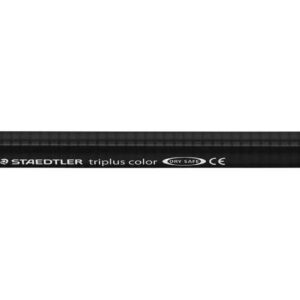 staedtler triplus color 323 rotulador de punta fina trazo 1mm aprox tinta base de agua color negro