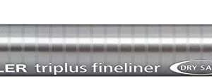 staedtler triplus fineliner 334 rotulador de punta fina trazo de 0.3mm tinta base de agua color amarillo claro