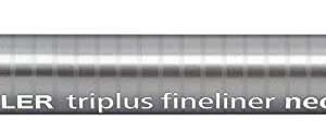 staedtler triplus fineliner 334 rotulador de punta fina trazo de 0.3mm tinta base de agua color amarillo neon