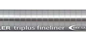 staedtler triplus fineliner 334 rotulador de punta fina trazo de 0.3mm tinta base de agua color rojo