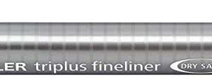 staedtler triplus fineliner 334 rotulador de punta fina trazo de 0.3mm tinta base de agua color carmin claro