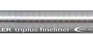staedtler triplus fineliner 334 rotulador de punta fina trazo de 0.3mm tinta base de agua color rojo escarlata
