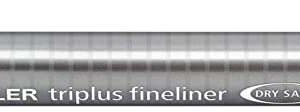 staedtler triplus fineliner 334 rotulador de punta fina trazo de 0.3mm tinta base de agua color rojo oscuro