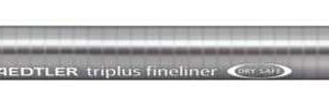 staedtler triplus fineliner 334 rotulador de punta fina trazo de 0.3mm tinta base de agua color azul