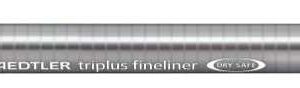staedtler triplus fineliner 334 rotulador de punta fina trazo de 0.3mm tinta base de agua color azul claro