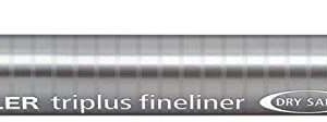 staedtler triplus fineliner 334 rotulador de punta fina trazo de 0.3mm tinta base de agua color azul indigo
