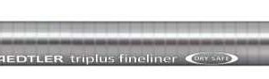 staedtler triplus fineliner 334 rotulador de punta fina trazo de 0.3mm tinta base de agua color naranja