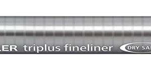 staedtler triplus fineliner 334 rotulador de punta fina trazo de 0.3mm tinta base de agua color naranja claro