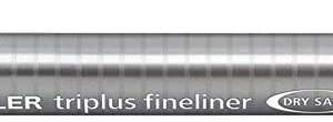 staedtler triplus fineliner 334 rotulador de punta fina trazo de 0.3mm tinta base de agua color verde lima
