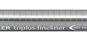 staedtler triplus fineliner 334 rotulador de punta fina trazo de 0.3mm tinta base de agua color verde esmeralda