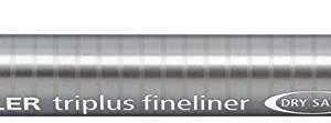staedtler triplus fineliner 334 rotulador de punta fina trazo de 0.3mm tinta base de agua color verde oliva