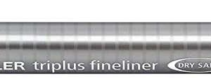 staedtler triplus fineliner 334 rotulador de punta fina trazo de 0.3mm tinta base de agua color verde opalo