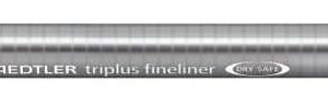 staedtler triplus fineliner 334 rotulador de punta fina trazo de 0.3mm tinta base de agua color violeta oscuro