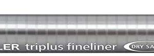 staedtler triplus fineliner 334 rotulador de punta fina trazo de 0.3mm tinta base de agua color lavanda