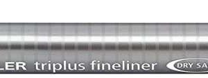 staedtler triplus fineliner 334 rotulador de punta fina trazo de 0.3mm tinta base de agua color marron