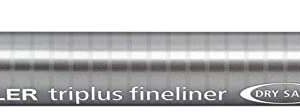 staedtler triplus fineliner 334 rotulador de punta fina trazo de 0.3mm tinta base de agua color siena tostada