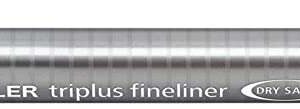 staedtler triplus fineliner 334 rotulador de punta fina trazo de 0.3mm tinta base de agua color sepia calido
