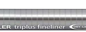 staedtler triplus fineliner 334 rotulador de punta fina trazo de 0.3mm tinta base de agua color gris