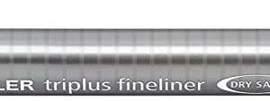 staedtler triplus fineliner 334 rotulador de punta fina trazo de 0.3mm tinta base de agua color gris piedra