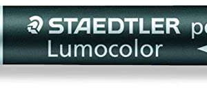 staedtler lumocolor 348 rotulador permanente de doble punta secado rapido color azul